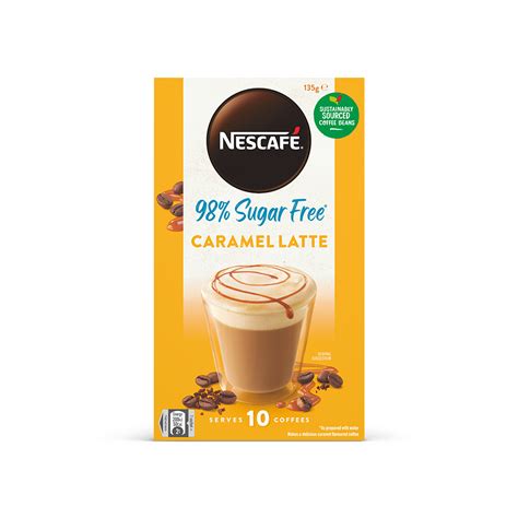 Nescaf Sugar Free Caramel Latte Sachets Nescaf Au