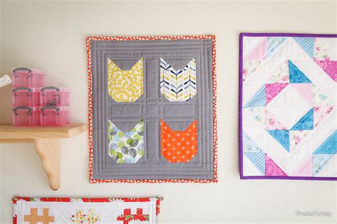 A New Mini Quilt For The Quilt Wall Loganberry Handmade