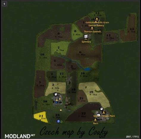 Czech Map By Coufy Mod Farming Simulator