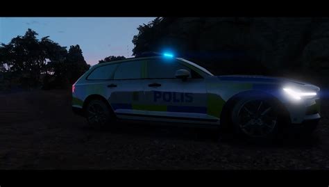 Hq Swedish Police Volvo V Cross Country Marked Unmarked Gta