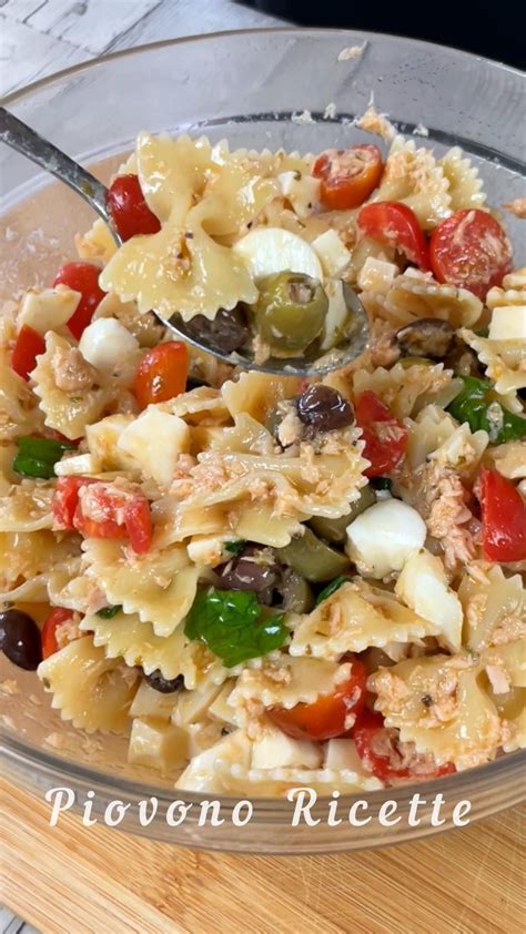 Insalata Di Pasta Con Tonno Pomodorini E Mozzarella Artofit