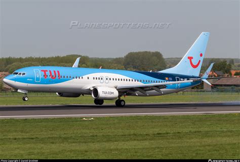 OO JEF TUI Airlines Belgium Boeing 737 8K5 WL Photo By Daniel Grotheer