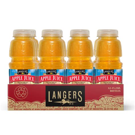 12pk 152oz 100 Apple Juice Langer Juice Company