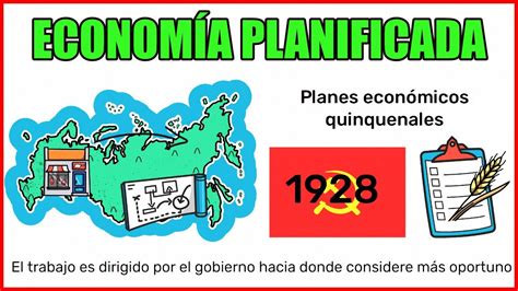 Qu Es La Econom A Planificada Youtube