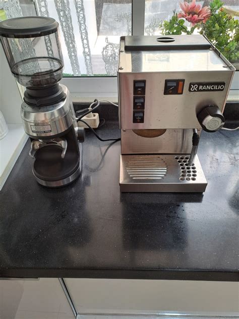 Mesin Kopi Rancilio Silvia Bean Grinder And Coffee Set Kitchen