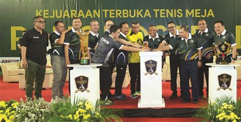 Sambut Hut Ri Ke Pangkostrad Buka Kejuaraan Terbuka Tenis Meja