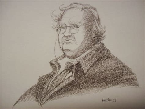 The Blog Of The Chillicothe Chesterton Society New Drawing Of G K