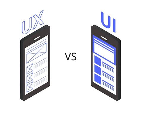 Premium Vector The Difference Between Ux And Ui Design