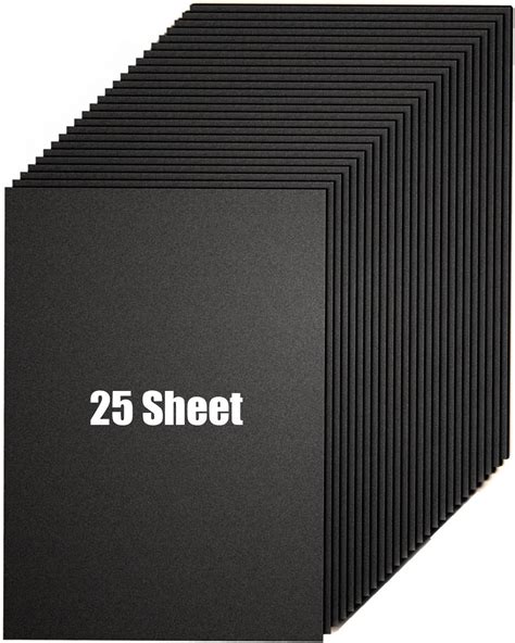 Amazon Sheets Black Cardstock Thick Cardstock Paper Lb