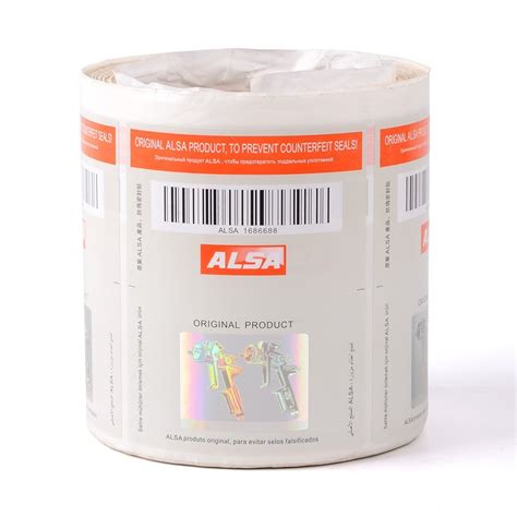 Low Price Custom Ticket Sticker Hologram Strip Label Hot Stamping Hologram Label Label PVC And