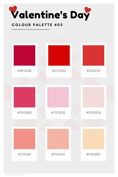 Valentine S Day Color Palette