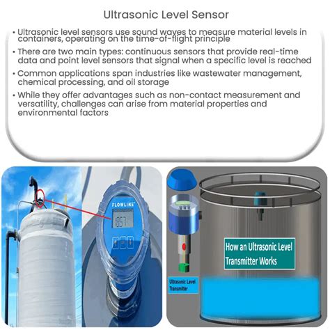 Ultrasonic level sensor | How it works, Application & Advantages