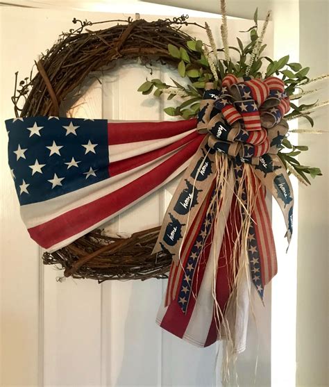 How To Make A Perfectly Patriotic American Flag Wreath Artofit