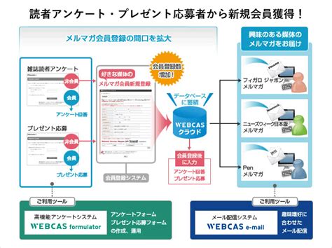 データベース連携 アンケート・フォーム作成システムwebcas Formulator