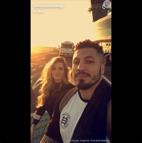 Ex Bbbs Aline Gotschalg E Fernando Medeiros Viajaram Para Maring