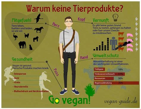 Warum Keine Tierprodukte Infografik Von Vegan Guide Vegan