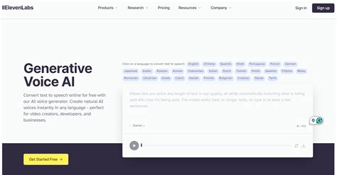 Eleven Labs Ai Voice Tts Reviews Pricing Alternatives