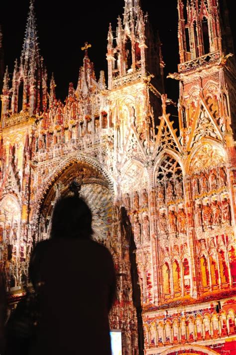 Francia Ruán La Catedral Gótica De Ruán Foto de archivo Imagen de