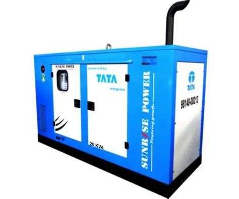 20kva Tata Silent Diesel Generator Single Phase In Lucknow A R