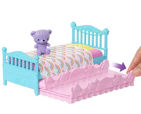 Barbie Bunk Bed Trundle Furniture Doll Playset New