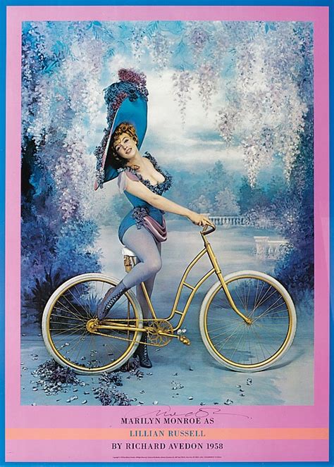 Sold Price Richard Avedons Marilyn Monroe As Lillian Russell” Poster