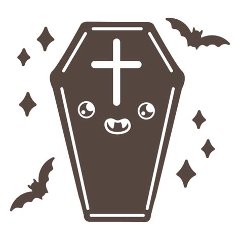 Design Png E Svg De Personagem De Desenho Animado De Caix O De Vampiro