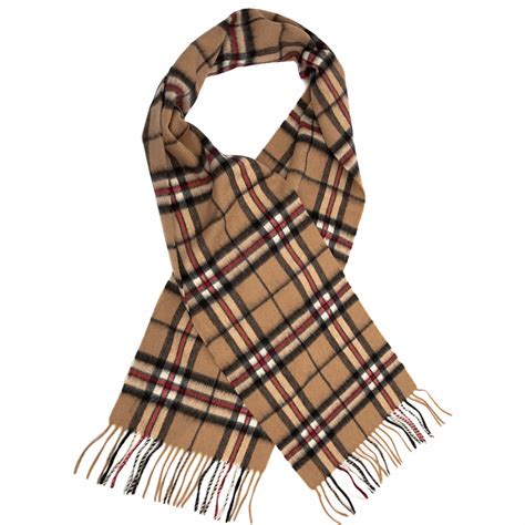 Berrydale 100 Lambswool Scarf In Camel Thomson Tartan