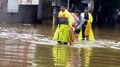 Hyderabad Rain 12 People Killed In Telangana Holiday Declared Till