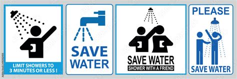 Save Water For Bathroom Limit Showers To 3 Minutes Or Less Save