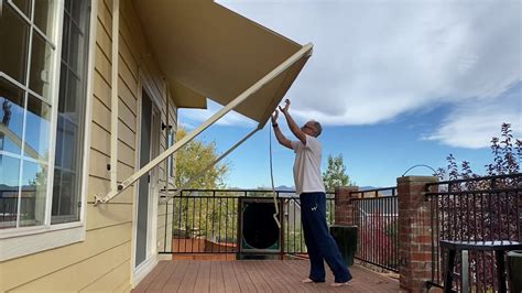 How to install retractable awning - Awning-Tent