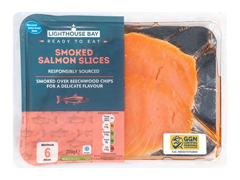 Lighthouse Bay Smoked Salmon Slices Lidl