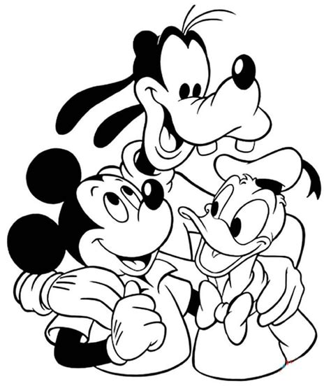 Desenho Mickey Para Pintar - 50+ Desenhos do Mickey para colorir e imprimir - Como fazer em casa