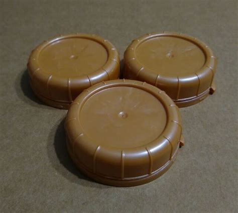 Replacement Glass Milk Bottle Lids 48mm Caps For Libbey And Stanpac 3 Butterscotch Ebay