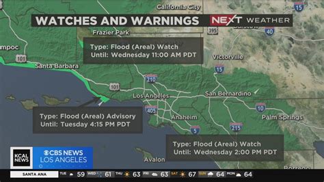 Socal Rainstorm Latest Flood Advisories Issued Until Wednesday Youtube