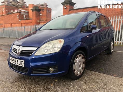 John Pye Vehicle Auctions Location Nottingham 2008 VAUXHALL ZAFIRA