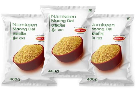 Shekhaji Moong Dal Namkeen Gm Pack Of Gm Each Tasty