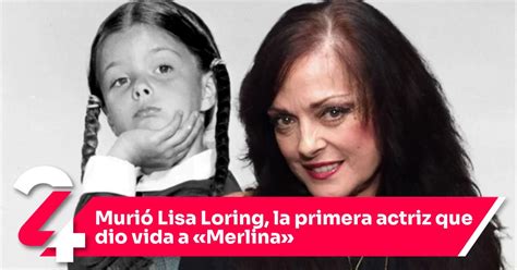 Muri Lisa Loring La Primera Actriz Que Dio Vida A Merlina