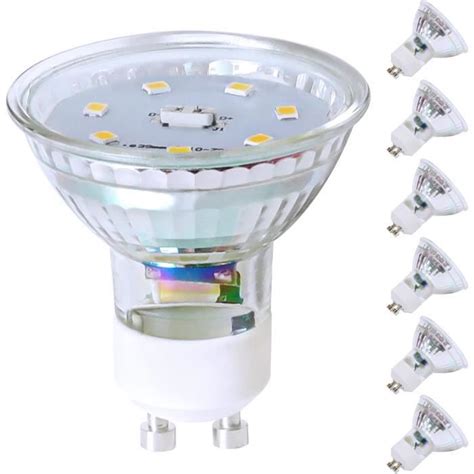 Ampoule Led Gu Blanc Chaud W Remplace Une Ampoule Incandescence