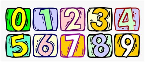 Transparent Numbers Png Transparent Background Numbers Clipart Png