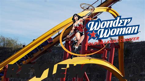 Wonder Woman Golden Lasso Coaster Review Six Flags Fiesta Texas Rmc