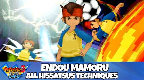 Endou Mamoru DF All Hissatsus Techniques Inazuma Eleven 3 The