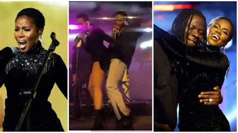 Video Of Stonebwoy Grinding Mzvee On Stage Causes Stir