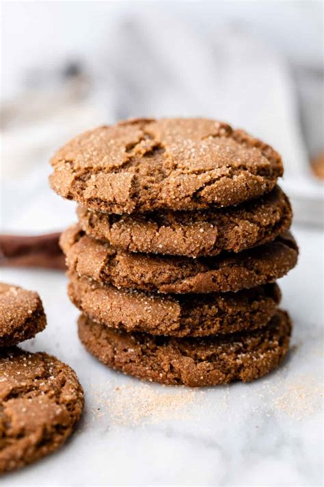 Gingersnap Cookies Recipe Erin Lives Whole