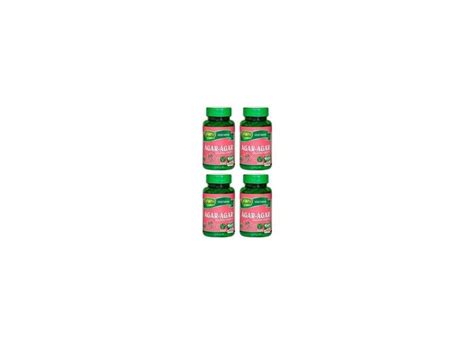 Ágar Ágar Gelatina Vegetal 60 Cáps 600mg Unilife Kit 4 unidades o