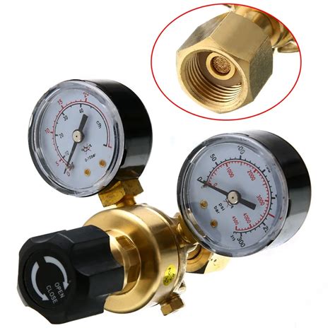 Aliexpress Buy 1pc Brass Argon CO2 Gas Pressure Regulator Mig Tig