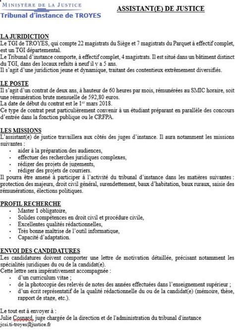 Lettre De Motivation Minist Re De La Justice Laboite Cv Fr