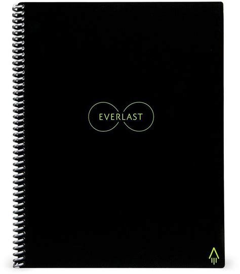 Rocketbook Everlast Letter Size Smart Notebook A Juoda Modelis