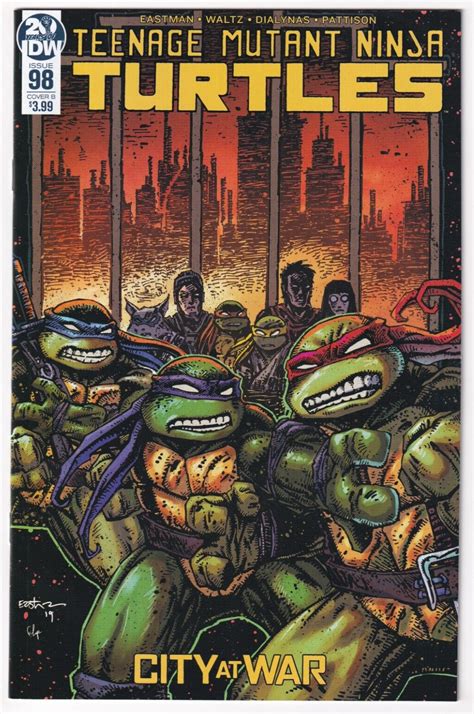 Teenage Mutant Ninja Turtles B September City At War Idw Kevin