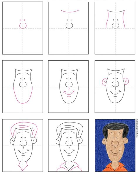 How to Draw a Cartoon Face · Art Projects for Kids