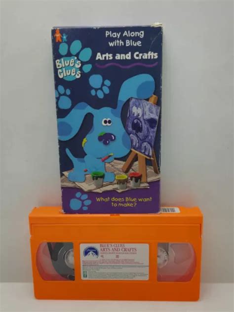 Blues Clues Arts And Crafts Vhs Tape Nick Jr Nickelodeon Steve